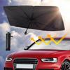 Car Sunshade Front Windshield Retractable Folding UV Protect Sunshade Umbrella Type Sun Protection Heat Insulation Car