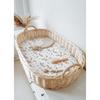 Breathable Baby Bassinet Sheets Removable Cradles Fitted Sheet Changing Mat Cover Protectors for Newborn Infant Cribs