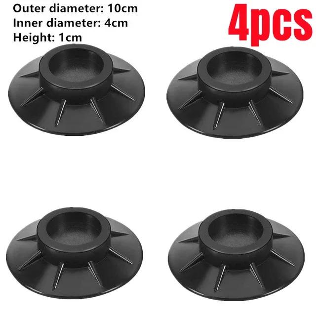 

4Pcs New Suctions Universal Anti Vibration Feet Pads Washing Machine Rubber Foot Mat Silent Refrigerator Foot Pad Lifting Base