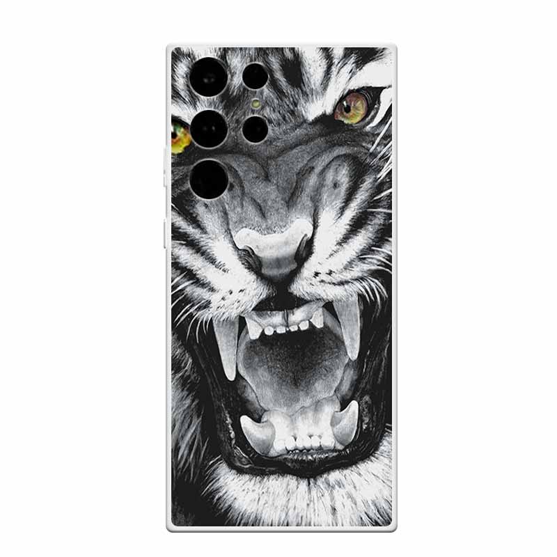 

Clear Soft Case for Samsung S23 Ultra Silicone TPU Phone Back Cover for Samsung Galaxy S23 Samsung S23 Transparent Animal Coque -Samsung S23 Ultra