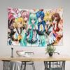 Hatsune Miku Cutecore Tapestry Room Decoration Home Decoration Tapestry Decor Accessories Cute Room Decor