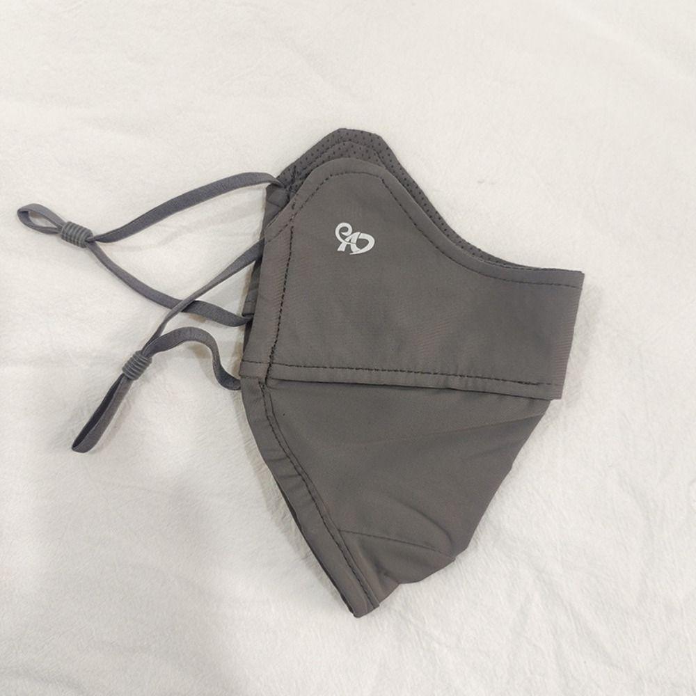 Sunscreen Face Scarf Ice Silk Mask Summer Face Gini Mask Breathable Face Cover  Women/Girls