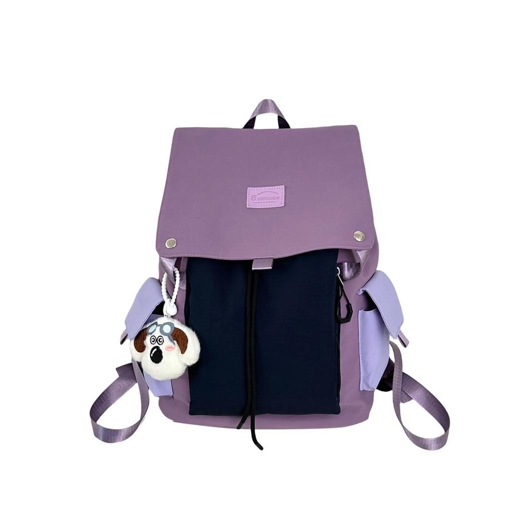 Mochilas para Estudantes do Ensino Médio e Universitárias Campus Simples Tendência Marca Grande Capacidade Mochila Bolsa para Computador Mochila Versátil