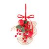 Facai Red Fruits Lucky Charm Gold&red Drop Ornaments Creative Hanging Pendent  Gift