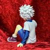 12cm Anime Hunter Killua Zoldyck Figure Pvc Hunter Aciton Figure Killua Figurine Gon Freecss Model Car Ornaments Gifts 12CM