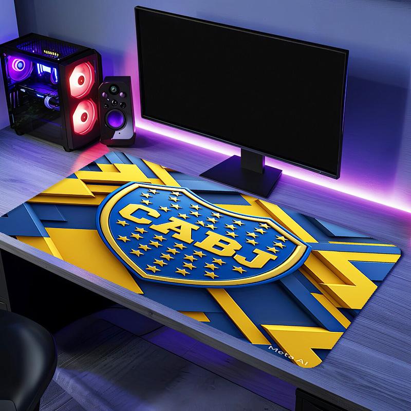 Club Atlético Boca Juniors Mouse Pad - Non-Slip Rubber Base, Smooth Surface for Work,Gaming,Office,And Home Use, Desk Mouse Pad