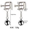 BDSM Bondage Sex Nipple Clamp Stainless Steel Breast Clamp Clips Metal Nipple Shaking Clamps Breast Clip Sex Slaves Sex Shop 18+