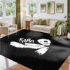 Korn Design Crystal Velvet Rug Soft Decorative Mat for Bedroom Entrance
