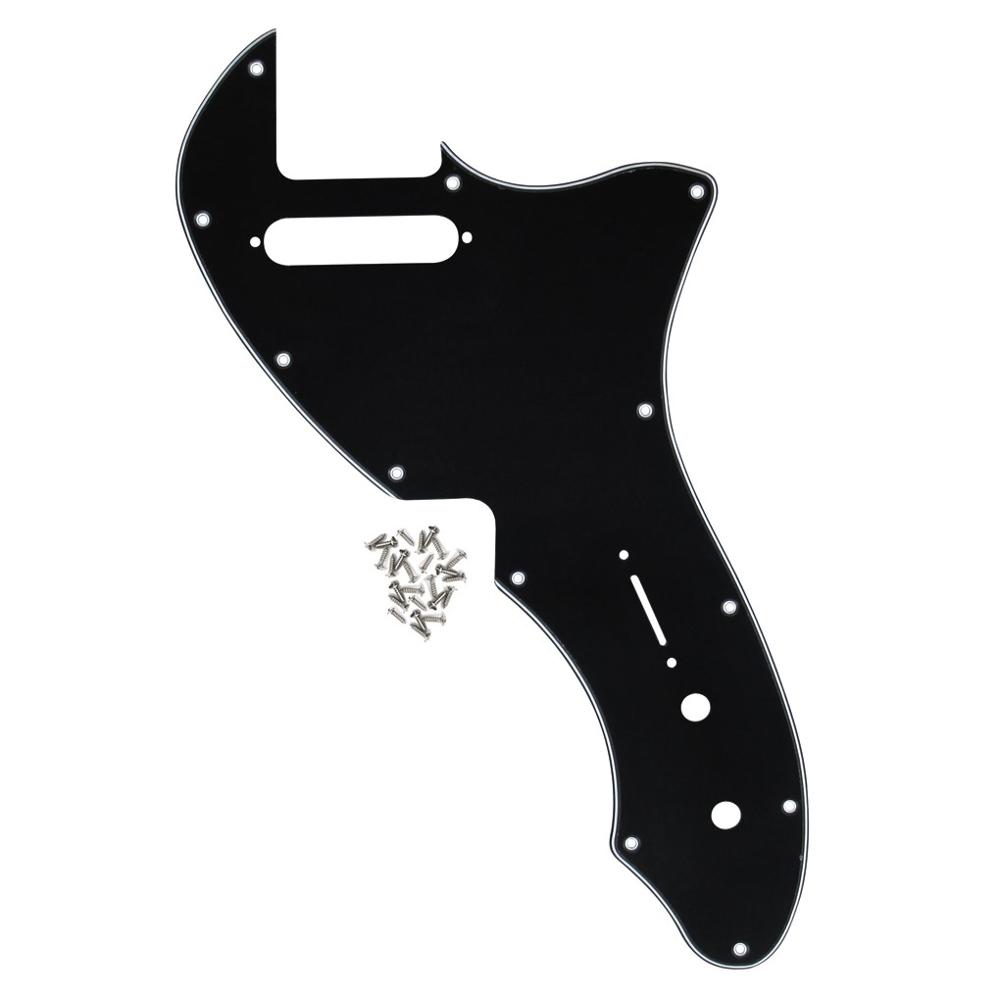 

FLEOR 1PCS Thinline Guitar Pick Guard Pickguard Scratch Plate for TL Thinline 69 Reissue RI Guitar, 5 Colors Choose