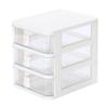 Yuusaki Pen Desktop Small Item Stationery Cute Rabbit Desk Remote Control Small Item White Holder, Storage, Organizer, Storage, Design, 2-Tier Drawer,