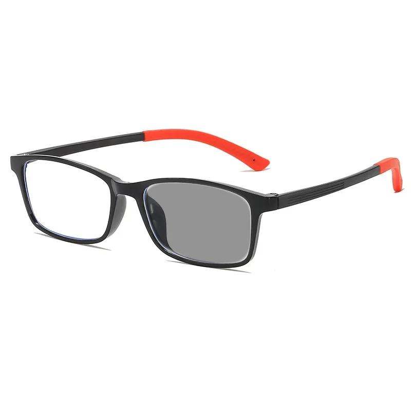 Unisex Fashion Ultra-Light Photochromic Presbyopia Glasses Anti-Blue Light Reading Glasses Outdoor Sports Sun Glasses