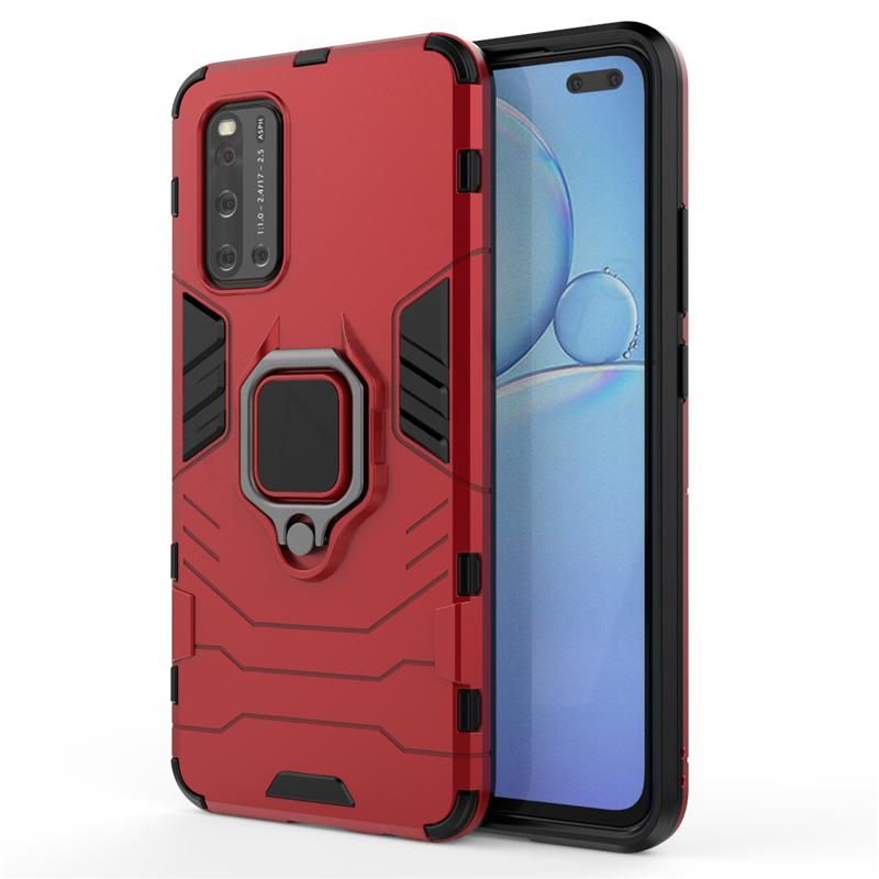 Für Vivo V19 Hülle Abdeckung Für Vivo V17 V15 V11 Pro Magnetischer Ringhalter Silikon Panzer Handy Bumper Rückseite Abdeckung Hülle Für Vivo V19