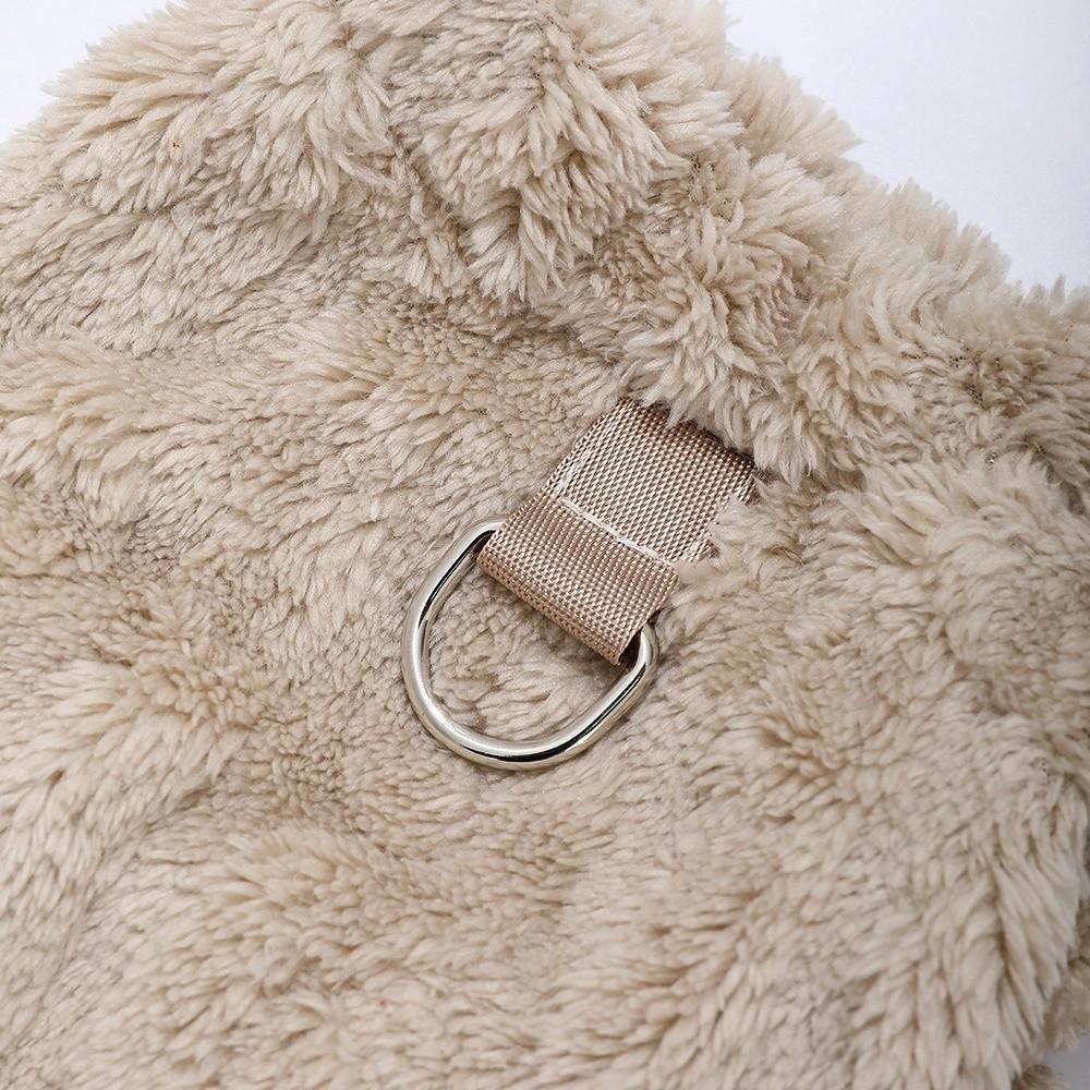 Fashion Winter Dog Warm Clothes Fleece Windproof Dogs Coat Thickened Soft Dog Hiking Jacket for Small Medium Dog