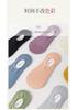 Invisible Silicone Anti slip: Thin Cotton Double Needle 10A Antibacterial and Odorous Mesh Invisible Women's Boat Socks, 8 Pair Set
