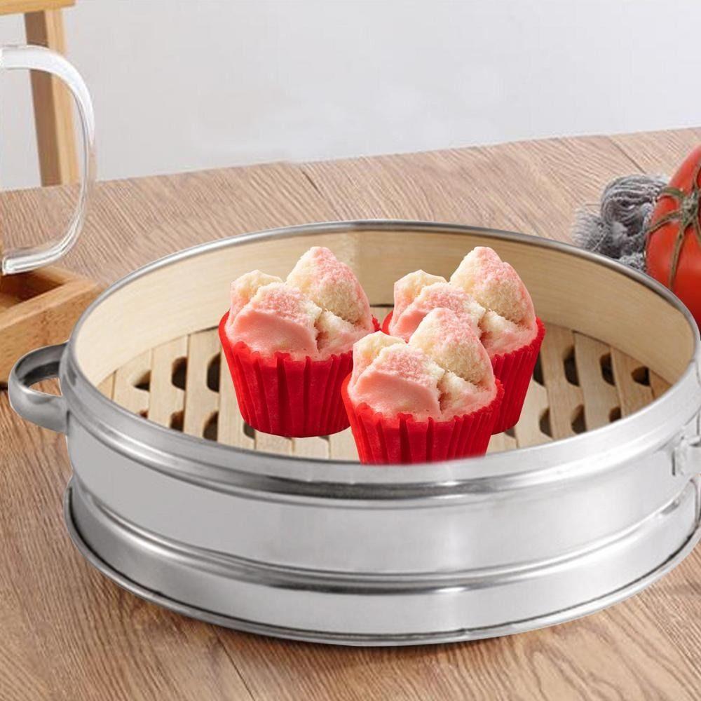 Kitchen Dim Sum Cooking Tool Steamer Cage Kit Food Steamers Cage Steaming Rack Steaming Grid