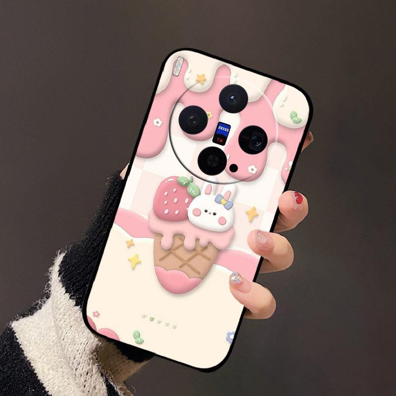 Case For VIVO X300 5G Phone Back Cover Case Fashion Cute Silicone Soft TPU Shell For VIVO X 300 V2509A Coque Shockproof Bumper