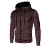 Men's Casual Sports Top Men's Zipper Shirt Autumn Print Long Sleeved Sweatshirt Men Hoodies