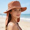 Cappello Parasole Pieghevole con Copricollo, Cappello a Secchiello Leggero per Uomo e Donna, Perfetto per Escursioni e Spiaggia