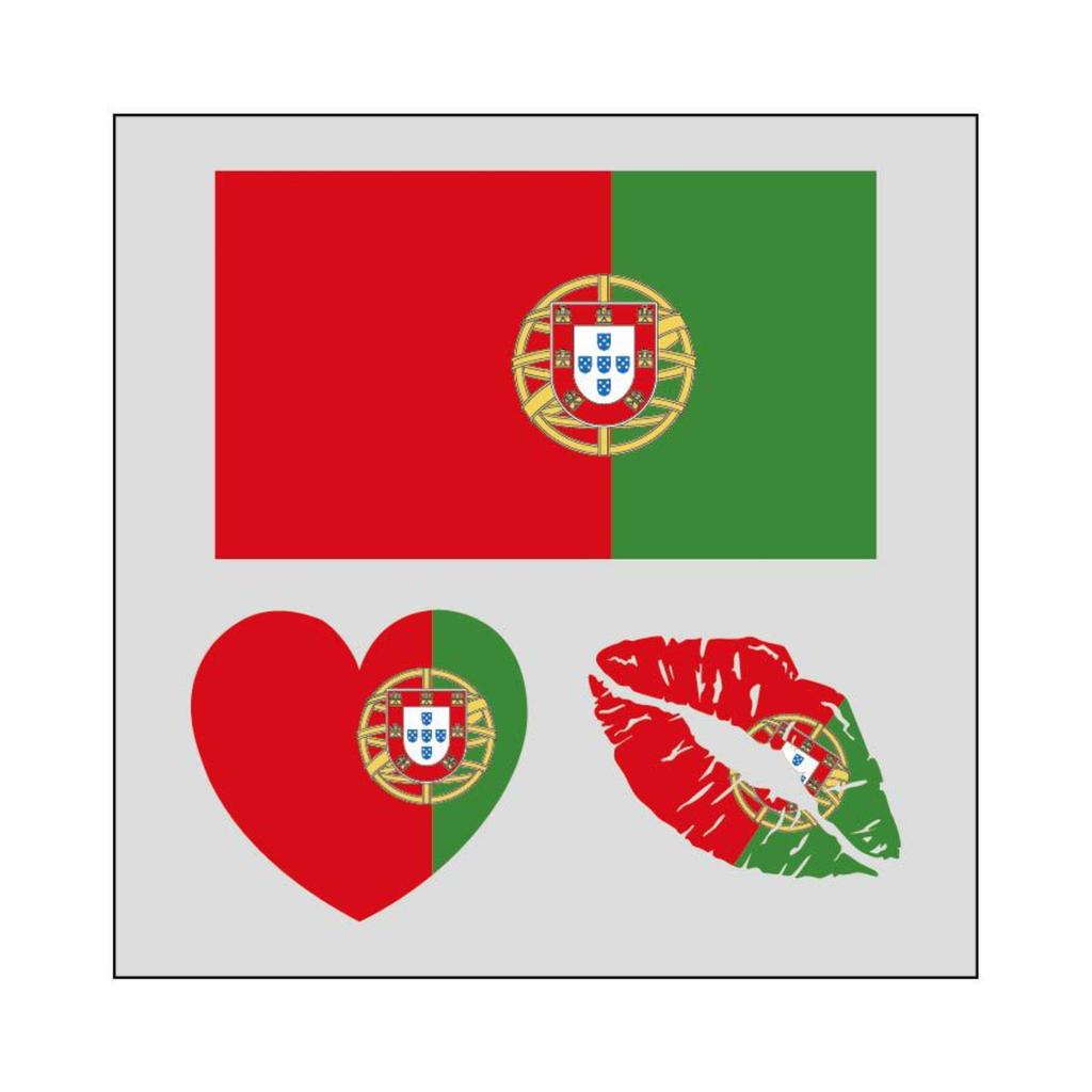 Flag Football Fan Tattoos/Face Stickers, Event Cheering Props, Suitable For Adults And Children.