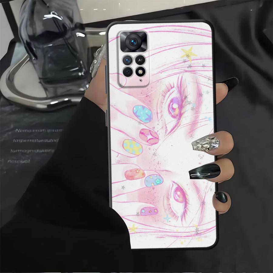 Retro Fashion Anime Eyes Phone Cover Case for Xiaomi Redmi Note 14 13 Pro Plus A4 A5 11S 14C 10 A1 A2 A3 12C 13C 12S K40 K80 9 8
