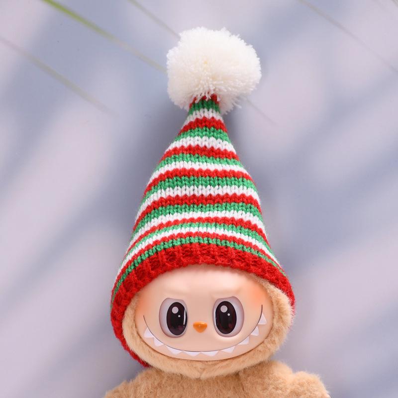 Colgante de Sombrero Labubu de 17cm: Accesorio de Ropa/Llavero/Colgante para Bolso de Hombro/Vaso de Agua