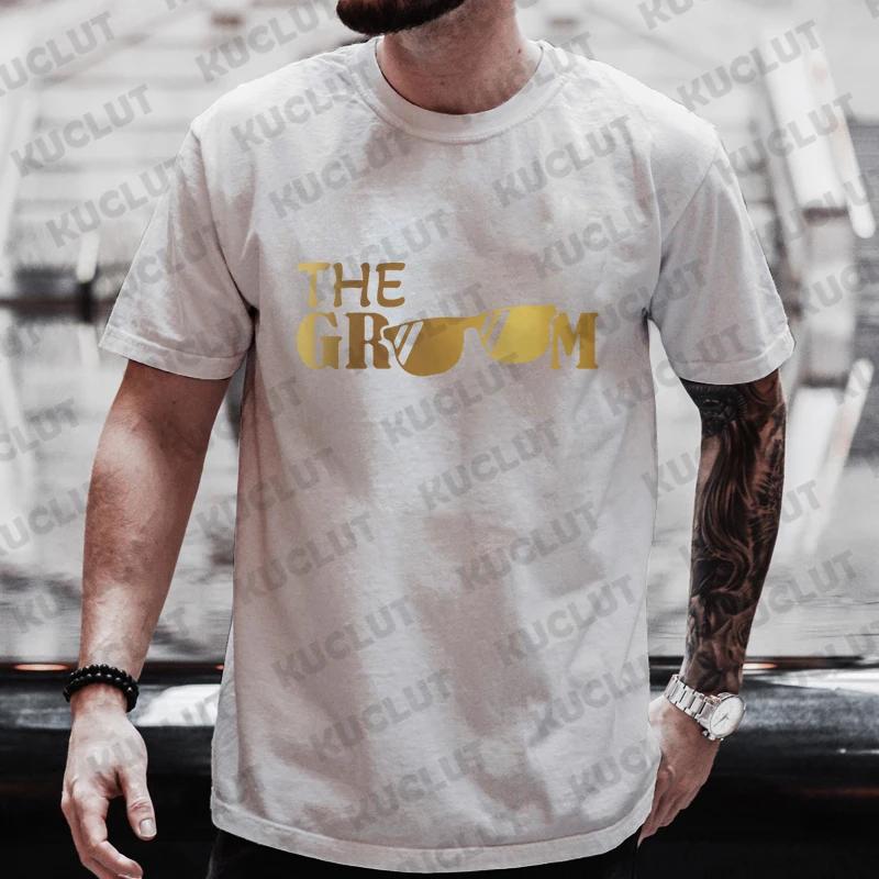 Groom Squad Best Man T Shirt EVG Team Future Groom Tees Single Farewell Bachelor Stag Party Tshirt Engaged Wedding Graphic Tops