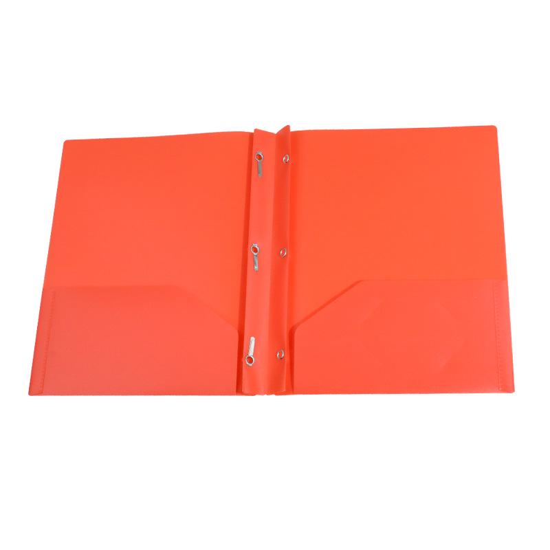 Multi-color Tadpole Clip Document Holder - Plastic Loose-leaf Folder with Classification Storage