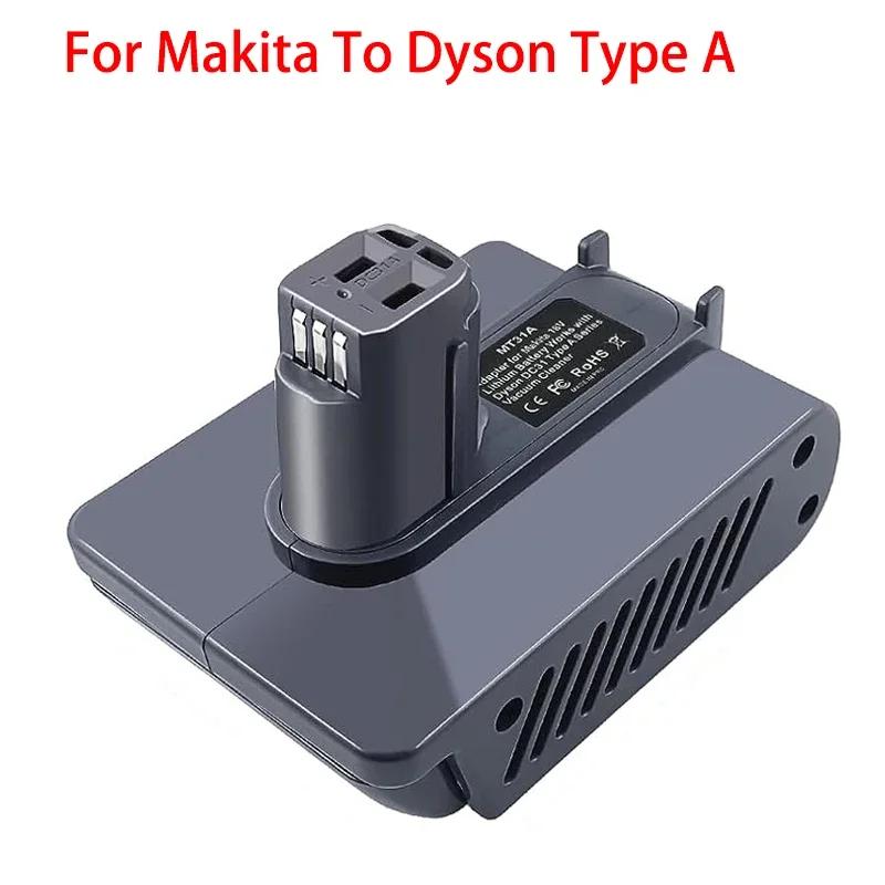 Conversion Adapter For Dewalt For Makita/Milwaukee 18V Li-ion Battery Convert to For Dyson Type A / Type B Animal Vacuum Cleaner