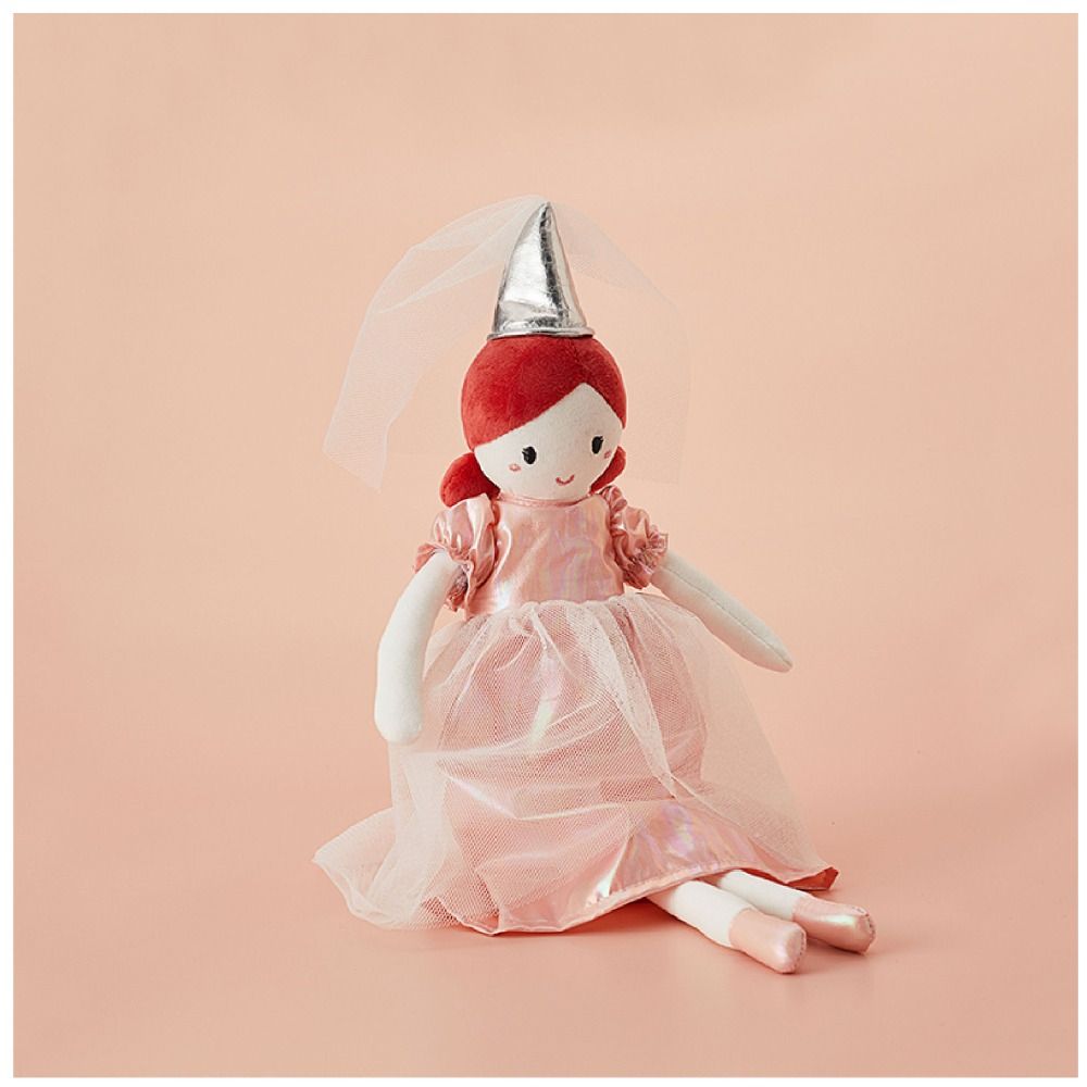 Home Decor Princess Stuffed Doll Ballet Shoes Pink Dress Doll Girl Soft Plush Toy Kids Toy