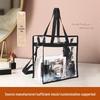 Clear PVC Large Capacity Portable Makeup & Toiletries Tote Bag