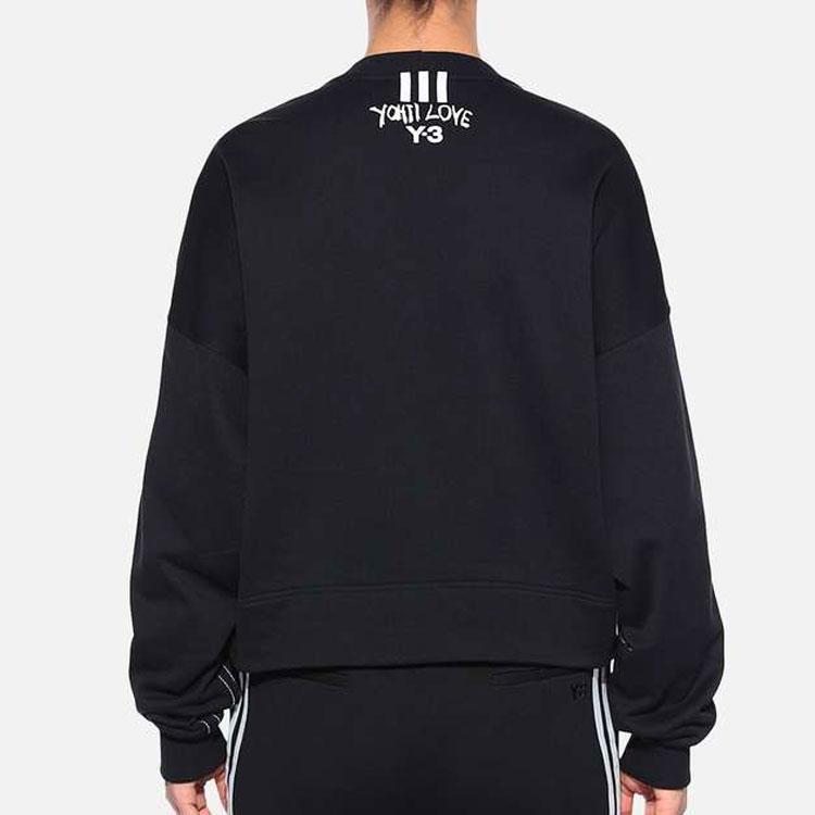 Y-3 Casual Long Sleeve Sweatshirt Women Sweatshirt Black DY7228