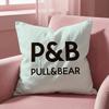 Pull&Bear Cushion Cover Multi-Scene Pillow Cover for Home & Car - Reversible, Soft & Durable for Daily Use