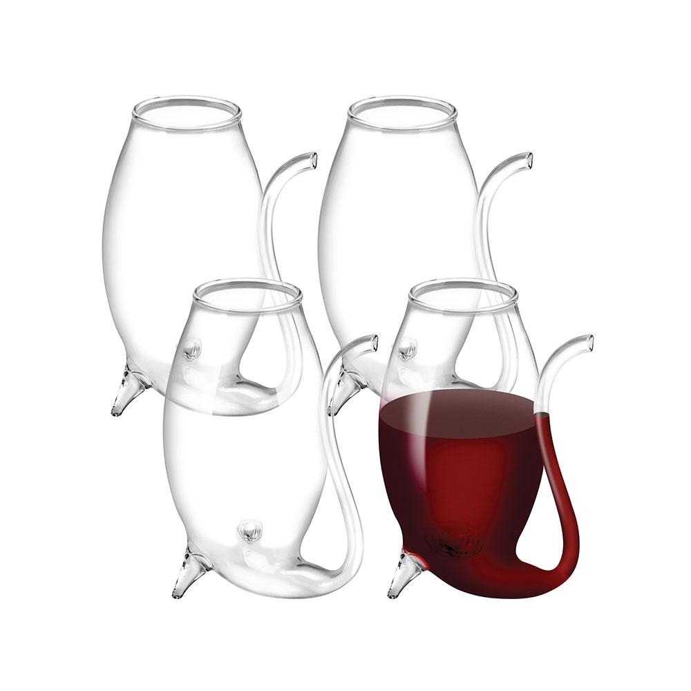 Avanti Glas-Port-Schlürfer 75ml (4er-Set)