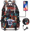 Fans Messi School Bags Camouflage Bookbag Sports Casual Capacity Backpack Travel Bag Football Teens School Bags For Gift