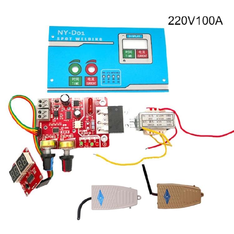 NY-D01 Punktschweißgerät Steuerplatine DIY-Kit zum Schweißen einzelner Zellen Leichtgewicht