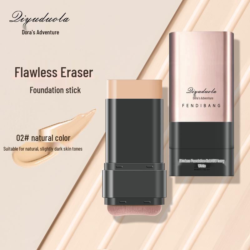 

Qiyuduola Безупречный ластик Тональный крем и консилер в стике - Двусторонний крем осветляет тон кожи для женщин 862 20g