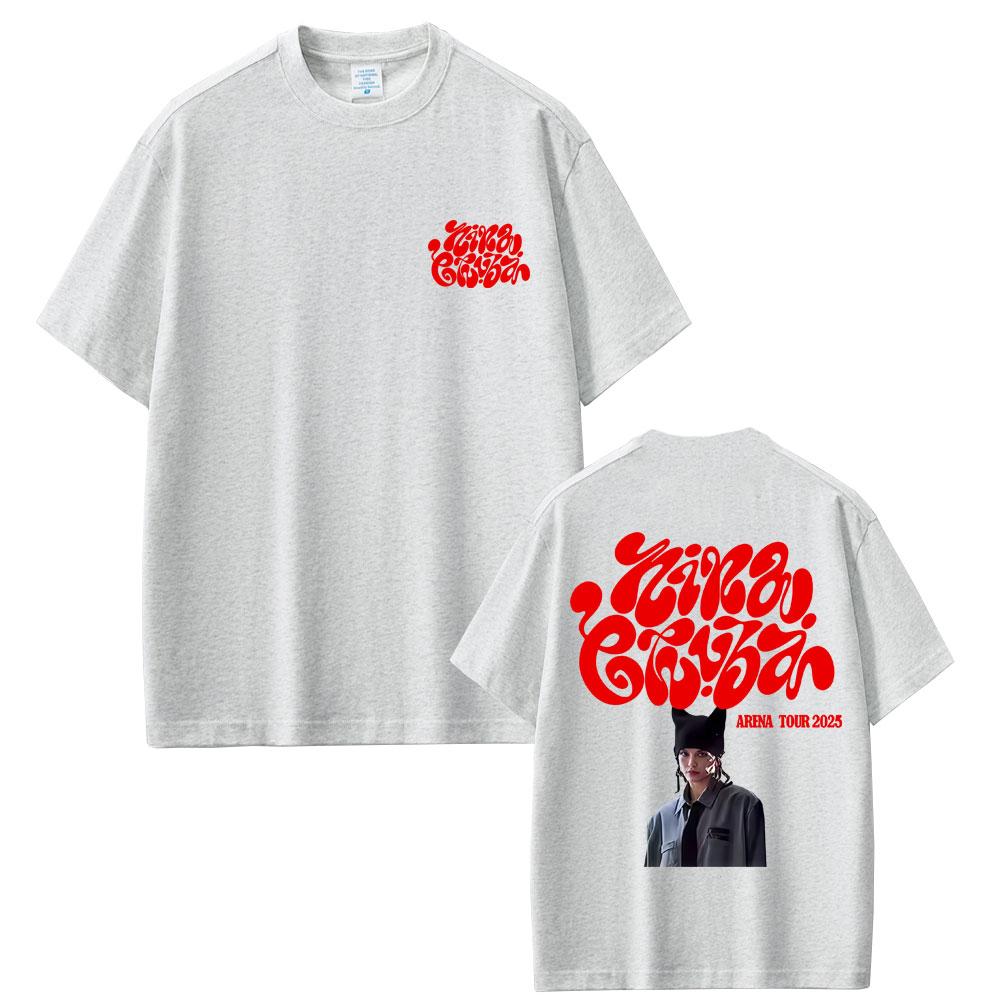 Rapperin Nina Chuba Arena Tour 2025 T-Shirt Herren Damen Hip Hop Mode Popmusik T-Shirts Herren Freizeit Baumwolle Übergroße T-Shirts
