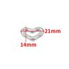 Polished Stainless Steel Heart Charms for DIY Necklaces and Bracelets