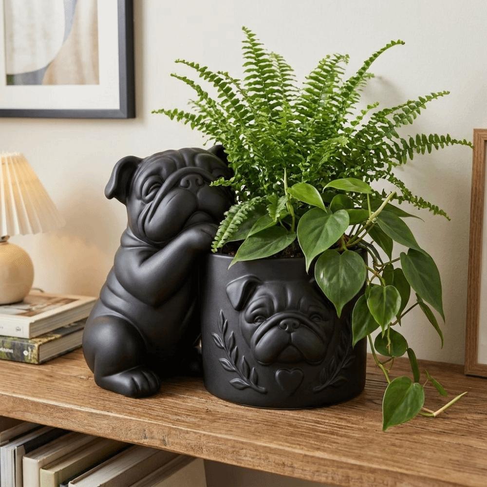 Animal Shaped Dog Shaped Planter Pot Funny Dog Succulent Planter  Garden Decoration