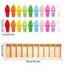 Creativity Ice Cream Matching Interactive Games Memory Brain Training Colour Cognition Educational Learning Playthings ideal for Children Boys Girls