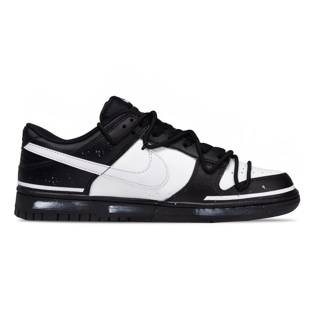 Nike Dunk Moment Of Blank Low Top Skateboard Shoes Men's Black White IO7606-010(Team691-)