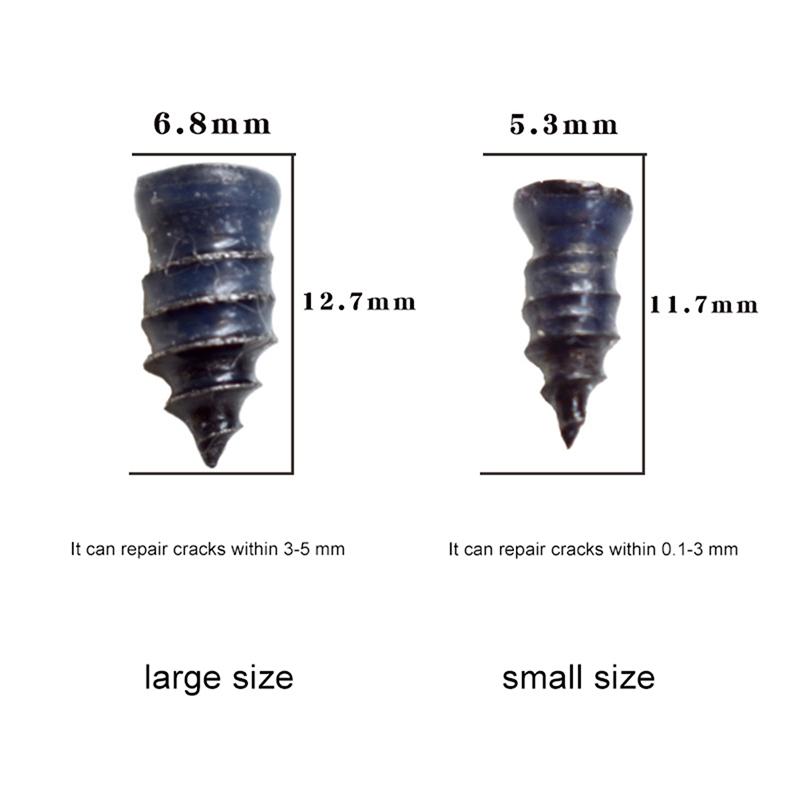 10 ks Univerzální hřebík na opravu vakuové pneumatiky pro auto, nákladní auto, motocykl, kolo, hřebíky na opravu defektu pneumatiky
