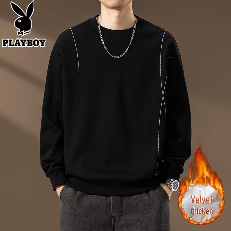 Playboy Men's Casual Crewneck Sweatshirt