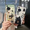 TPU Back Cover Phone Case For Huawei Enjoy70/70S/NOVA Y72 4G Card bag Silicone Card sleeve Anti-dust Fashion Design Cute