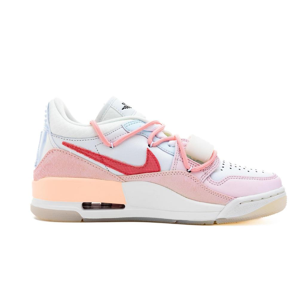 Jordan Legacy 312 Quantum Twins Slip Resistant Abrasion Resistant Low Top Vintage Basketball Shoes Unisex Blue Pink HF3182-100(Team240-)