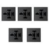 5pcs Relay Connector Socket Fit for 4 Pin 5 Pin Relay Fuse Box