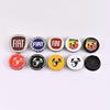 4pcs 50mm Abarth 500 696 595 Wheel Center Hub Caps Car Rims Dust Cover Emblem Badge for Fiat Palio Perla Punto Stilo Bravo Siena