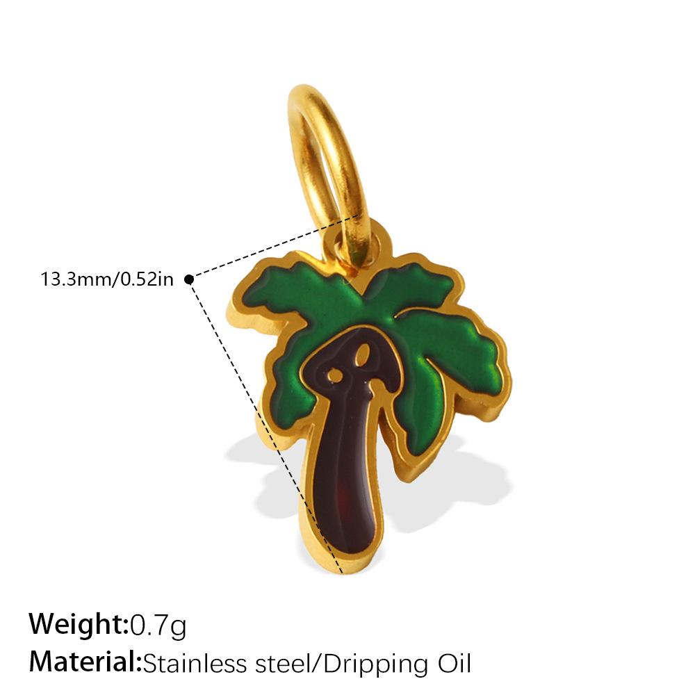 European and American Dripping Oil Small Fresh Plant Series Pendant Cactus Flower Bee DIY Versatile Jewelry Accessories 2026