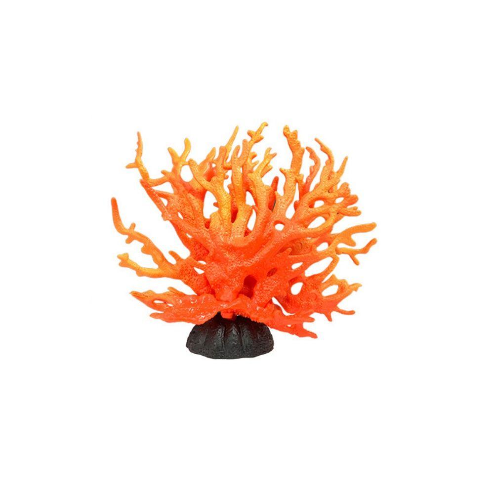 

Lifelike Simulation Fake Coral Decorative Coral Ornaments Artificial Water Grass Aquarium оранжевый