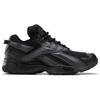 Reebok Interval 96 Synthetic Leather Comfortable Shock Absorption Low-Top Lifestyle Sneakers Unisex Sneakers Black FX2140